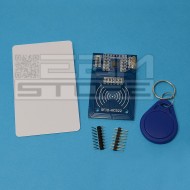 Lettore RFID mifare RC522 reader con portachiavi e card transponder